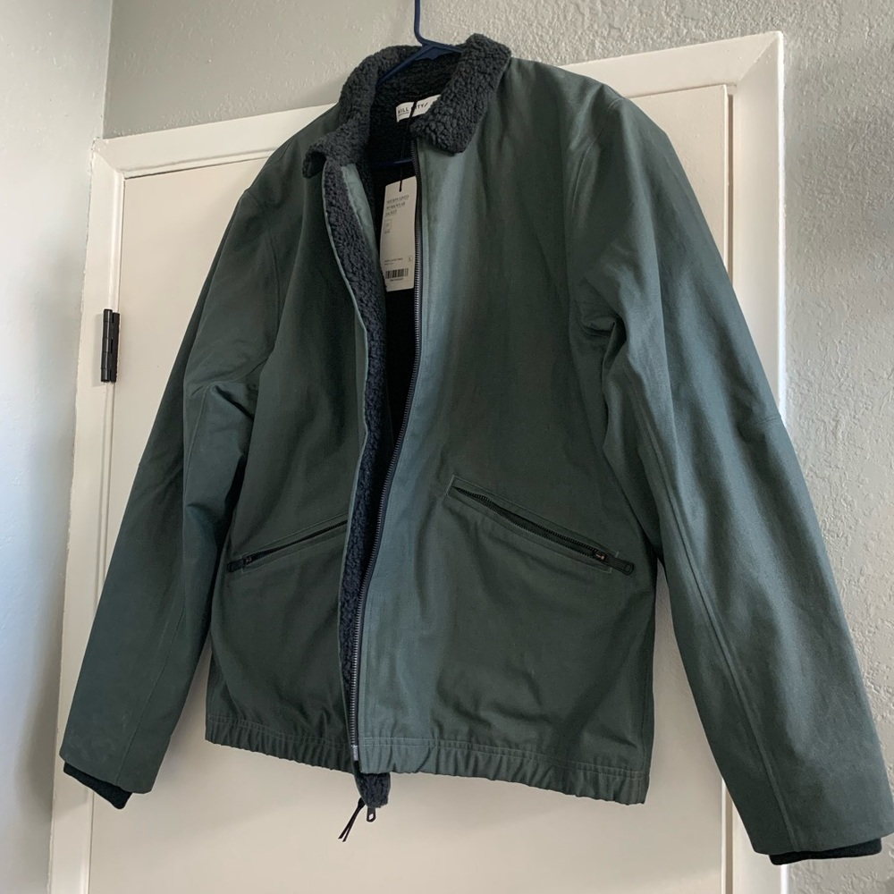 Hill City Sherpa Lined Workwear Jacket NWT size L